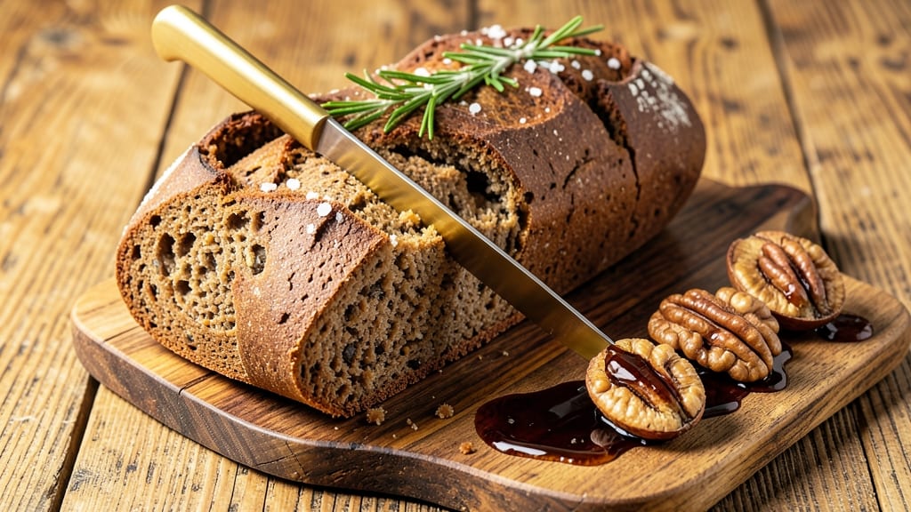 Artisan Pumpernickel Bread Recipe: Deep Molasses Crust With Walnut Swirls Inside