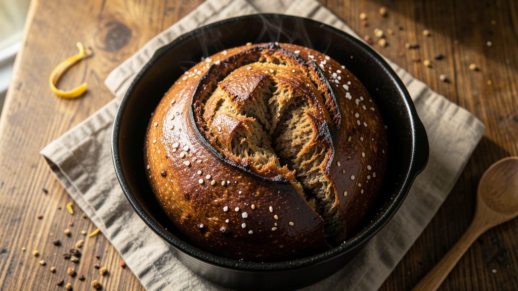 All Rye Sourdough Bread Recipe: Foil-Sealed Crust With Tangy Depth
