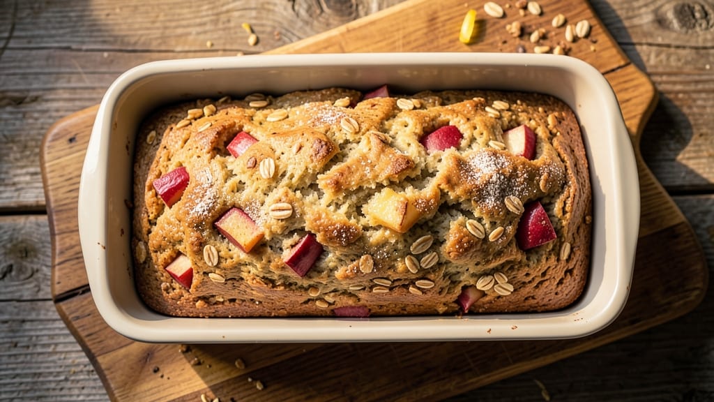 Apple Cinnamon Oatmeal Bread Recipe: Spiced Apple Fiber Streaks and Crusty Top