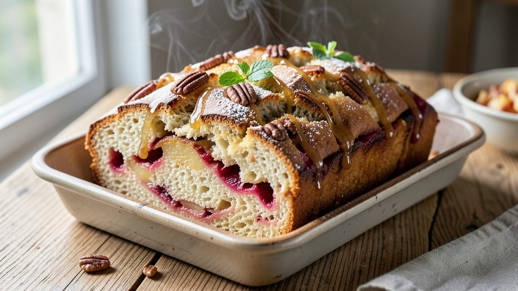 Apple Bread Recipe Using Apple Pie Filling: Warm Spice and Apple Filling Swirls