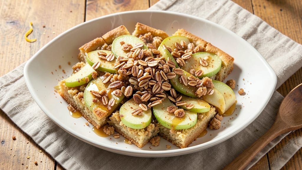 Apple Crisp Shortbread Bars Recipe: Warm Spice Crunch With Buttery Sweetness