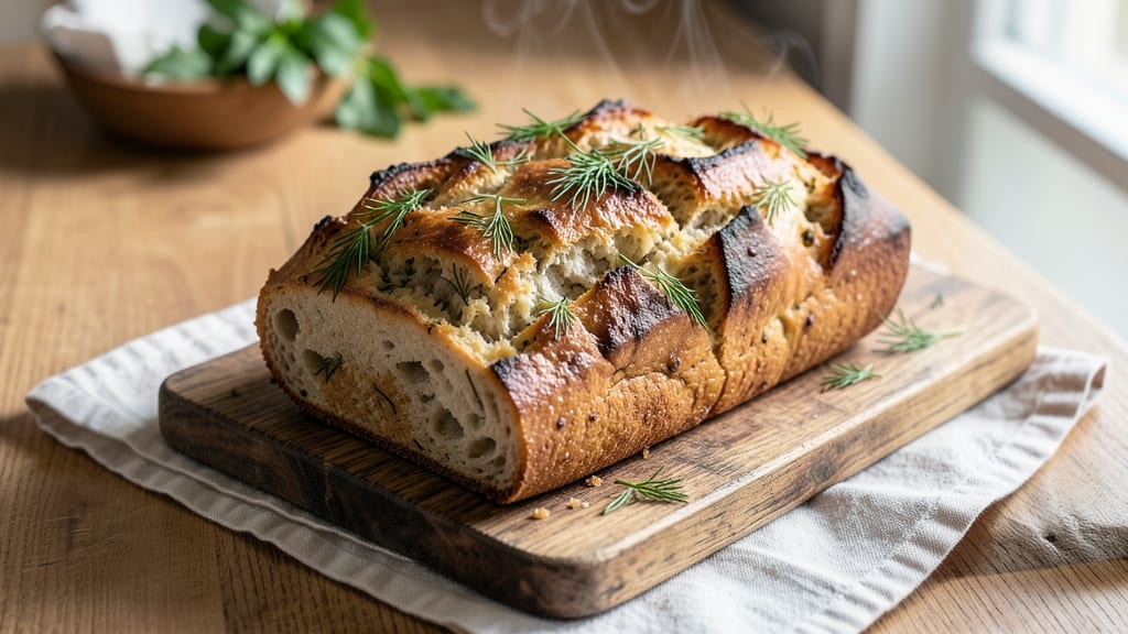 Artisan Dill Bread Recipe: Herby Crust With Pillowy Softness Inside