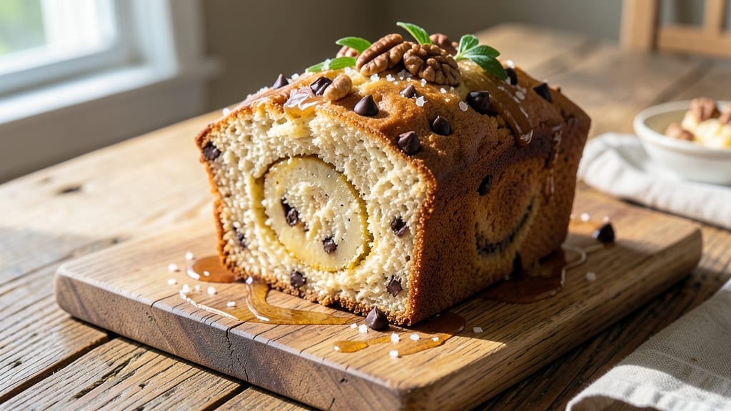 Alpha Bakery Banana Bread Recipe: Swirled Walnut Crunch and Moist Crumb Magic