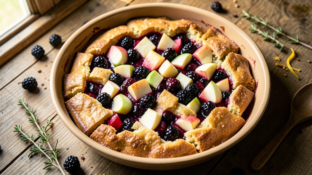 Apple Barn Blackberry Cobbler Bread Recipe: Triple-Fruit Bake With Crispy Top