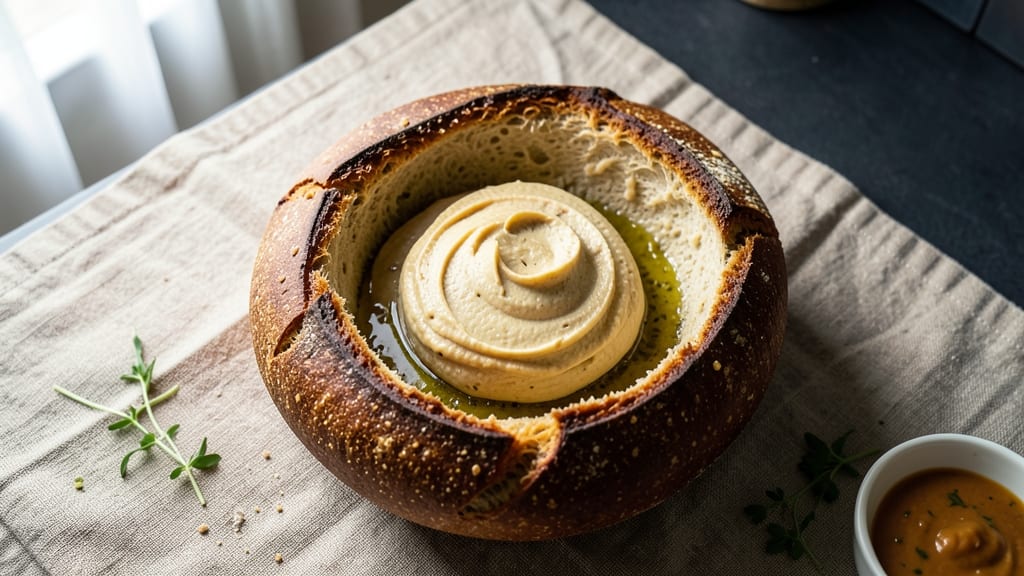 Artisan Sourdough Bread Bowl Recipe: Hollowed Crust for Hearty Soups