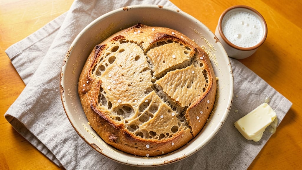 Advanced Sourdough Bread Recipe: Laminated Dough Layers for Shatterproof Crust