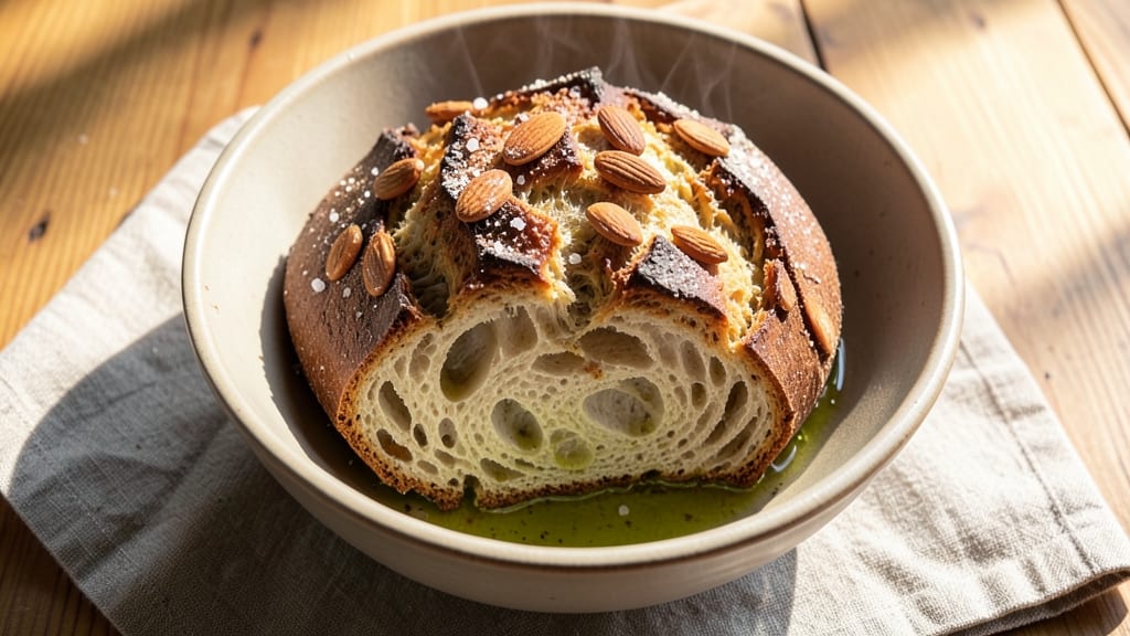 Almond Sourdough Bread Recipe: Nutty Crust With Pillowy Softness Inside