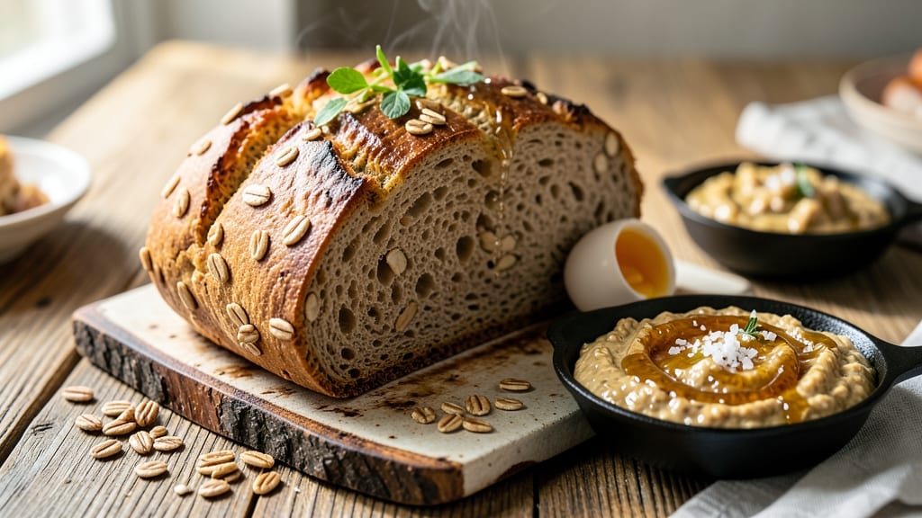 Artisan Oat Bread Recipe: Dutch Oven Crisp With Pillowy Softness Inside