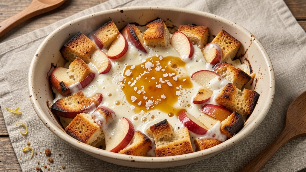 Apple Custard Bread Pudding Recipe: Warm Spice and Apple Swirls in Every Bite