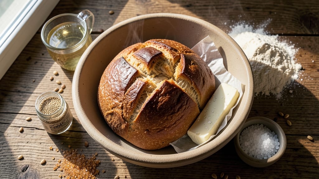 Babish Bread Recipe: Dutch Oven Crisp With Honeyed Walnut Swirls