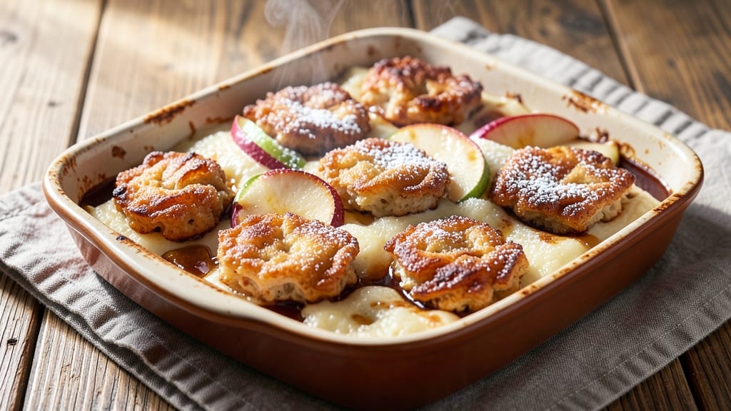 Apple Fritter Bread Pudding Recipe: Caramelized Apples and Cinnamon Crunch in Every Bite