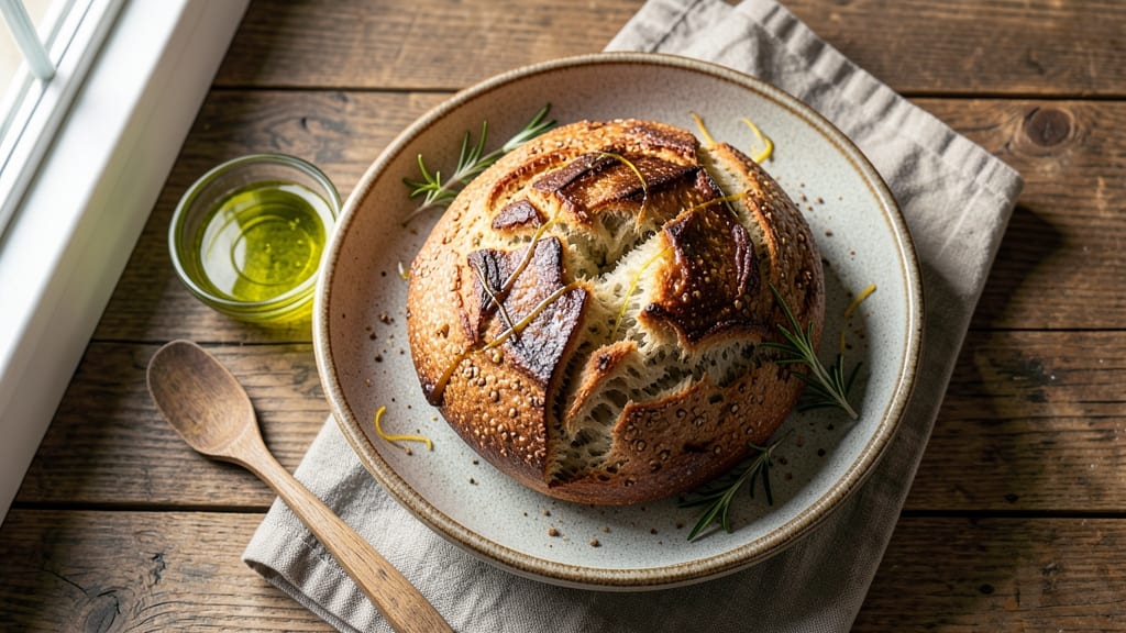 Alkaline Spelt Bread Recipe: Light, Airy Rise with No-Knead Ease