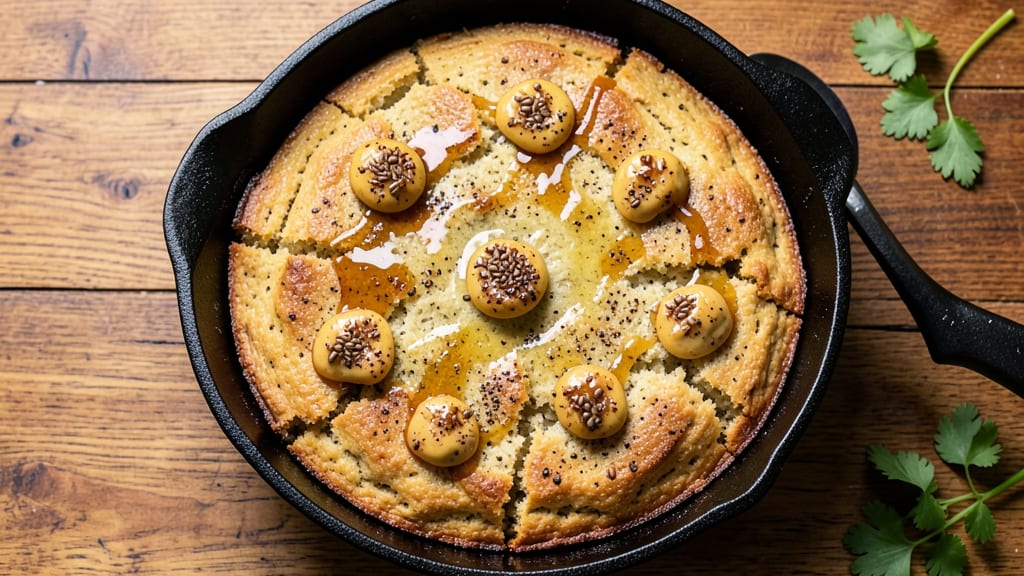 Ayesha Curry's Cast Iron Cornbread Recipe: Smoky-Spiced Crust With Buttery Corn Sweetness