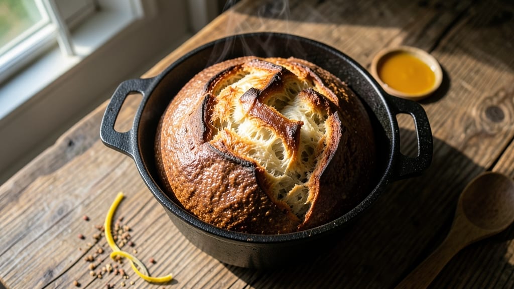 Artisanal Bread Recipe Dutch Oven: Steam-Perfected Crust With Open Crumb Secrets
