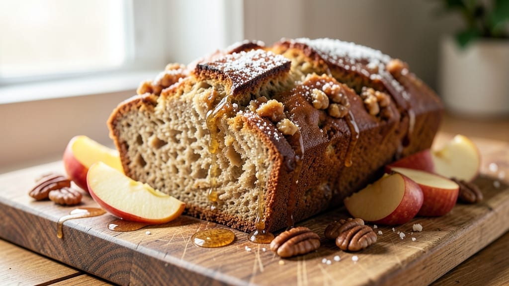 Apple Praline Bread Recipe: Caramelized Walnut Swirls and Warm Spice Harmony