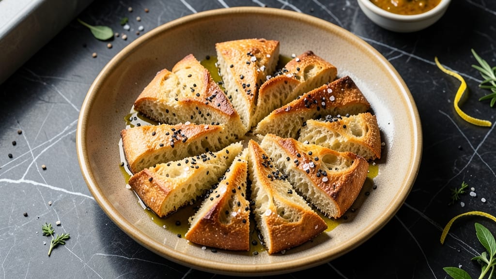 A Bread Recipe Uses 3 Tablespoons Olive Oil: Golden Crust With Herby Pillowy Softness