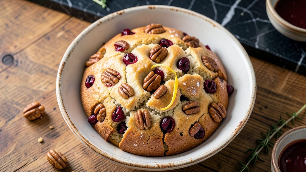 Artisan Cranberry Walnut Bread Recipe: Foolproof No-Knead Rise for Sweet Swirls