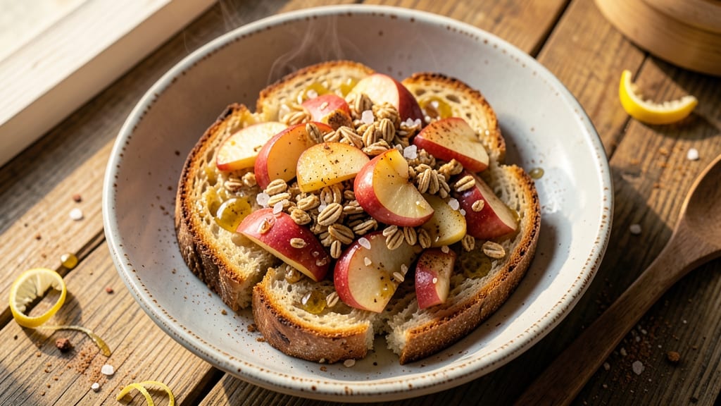 Apple Crisp Sourdough Bread Recipe: Sweet Apple Filling in Crusty Loaf