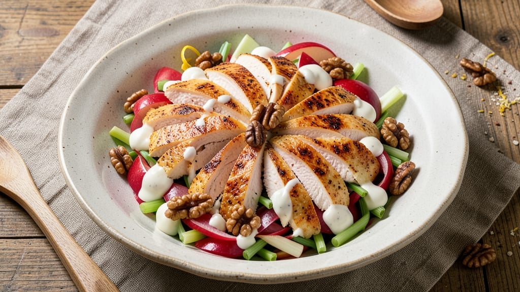 Atlanta Bread Company Chicken Waldorf Salad Recipe: Crunchy Apples, Celery, and Herbed Dressing