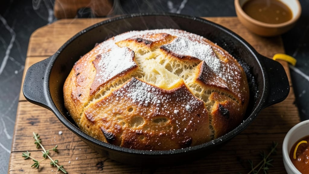 Active Dry Yeast Dutch Oven Bread Recipe: Steam-Puffed Crust With No-Knead Ease