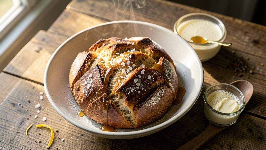 Anova Bread Recipe: Dutch Oven Crisp With Foil-Sealed Softness Inside