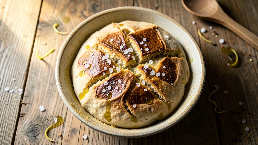 Almost No-Knead Bread Recipe: Dutch Oven Crust With Foil-Sealed Juice Lock
