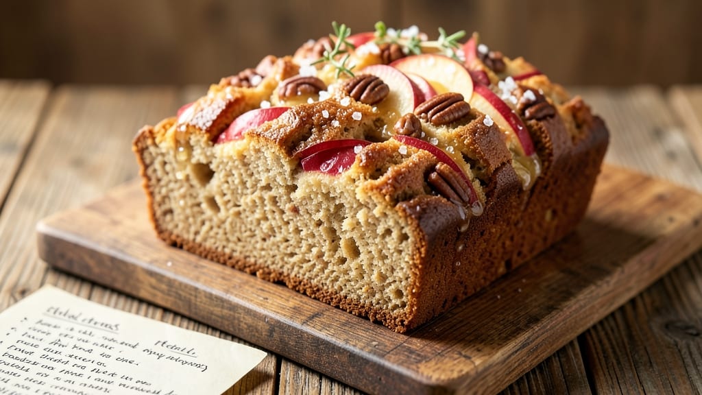 Apple Crunch Bread Recipe: Buttery Walnuts and Apple Chunks in Every Slice