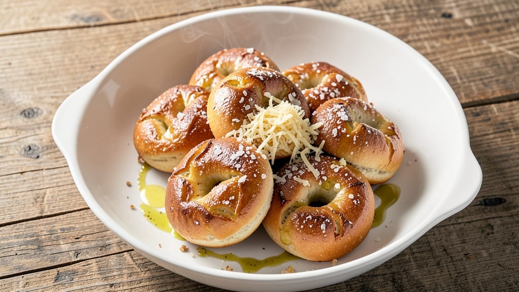 Asiago Bagel Bread Machine Recipe: Cheesy Pull-Apart Swirls in Every Slice